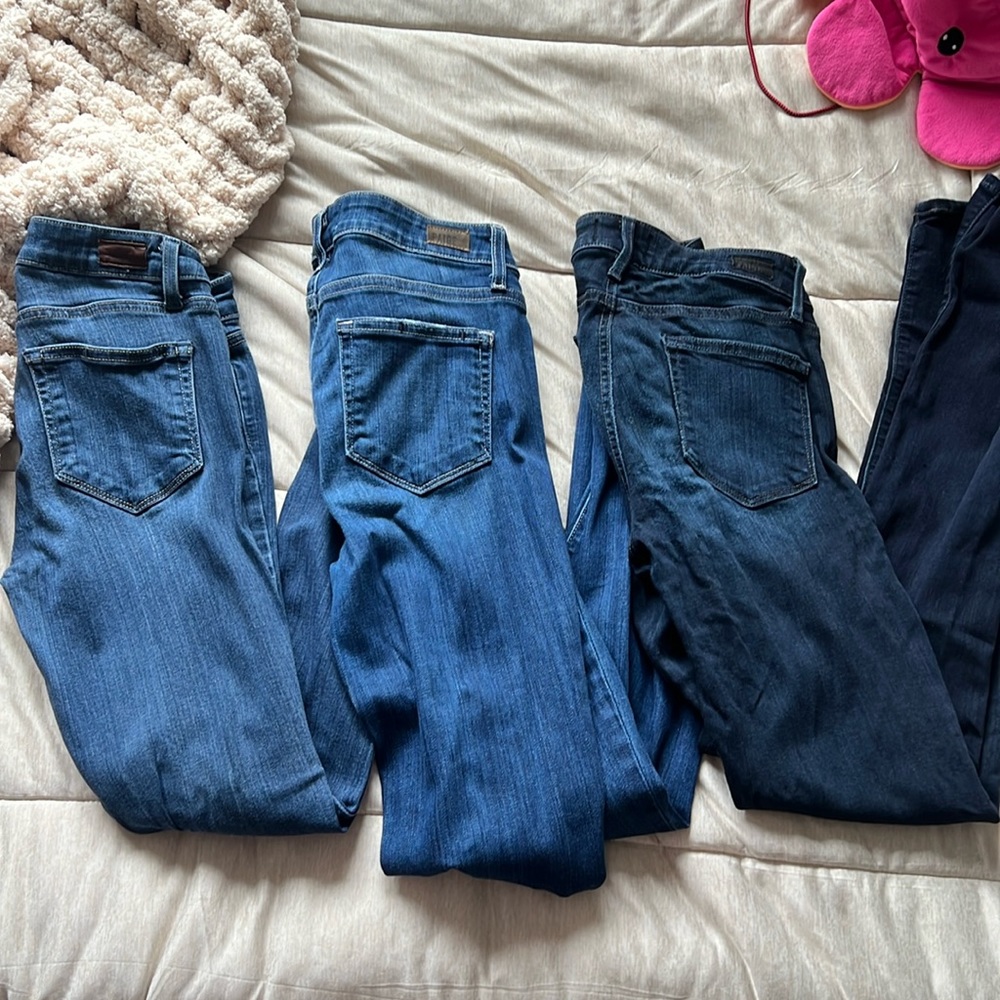 3 Pairs of PAIGE Jeans Sizes 26-27